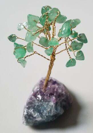 Gemstone Tree Crystal Base Aventurine