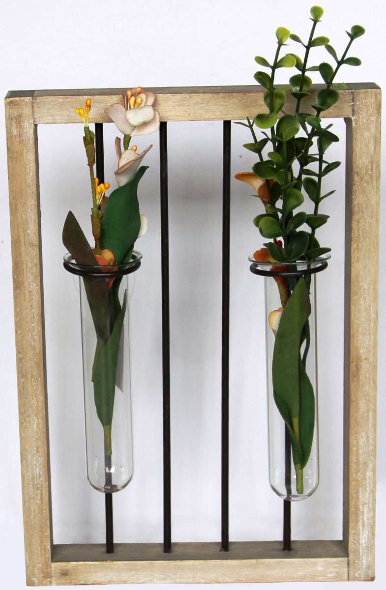Flower Holder 2 Test Tubes - MarshallsHealthShop
