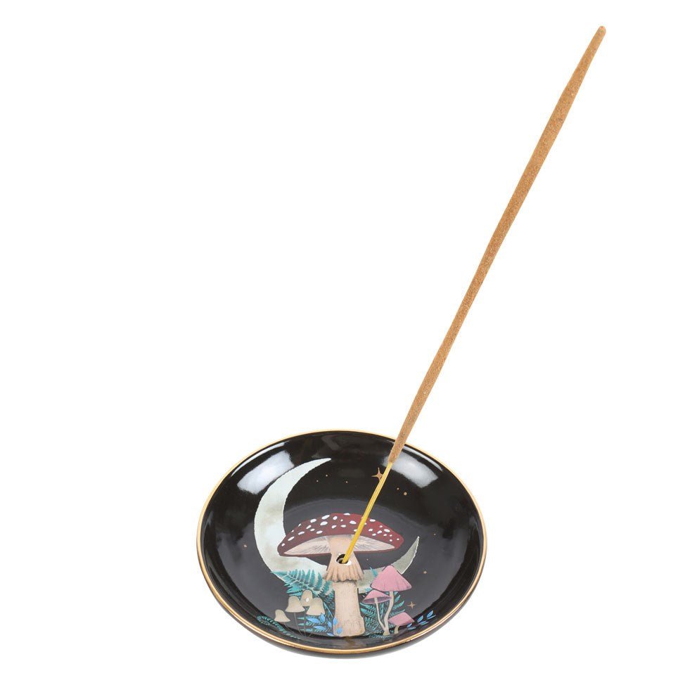Forest Mushroom Ceramic Incense Plate - MarshallsHealthShop
