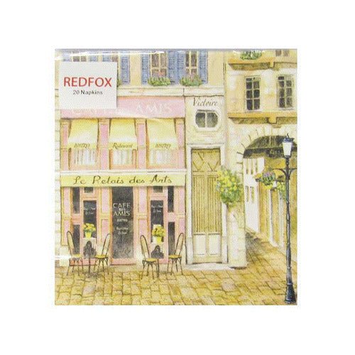 French Cafe Napkin# - 1st Stop Marshall's Health Shop, Gift Shop! - Heath and Natural Therapy New Brighton Christchurch - Naturopath#