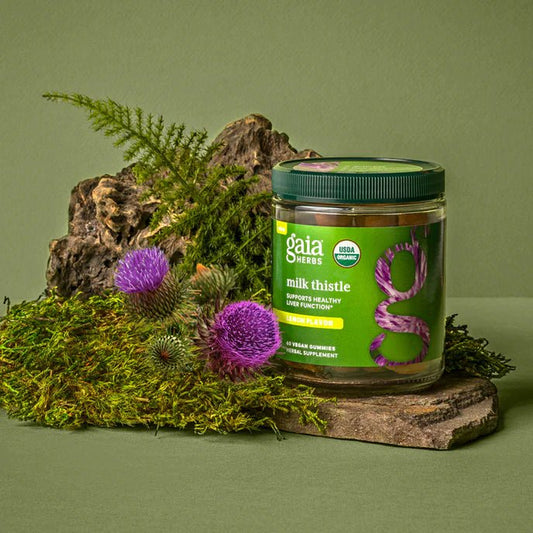 Gaia Herbs Milk Thistle Gummies 60s - MarshallsHealthShop
