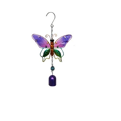 Garden Glass Butterfly (Purple)# - 1st Stop Marshall's Health Shop, Gift Shop! - Heath and Natural Therapy New Brighton Christchurch - Naturopath#