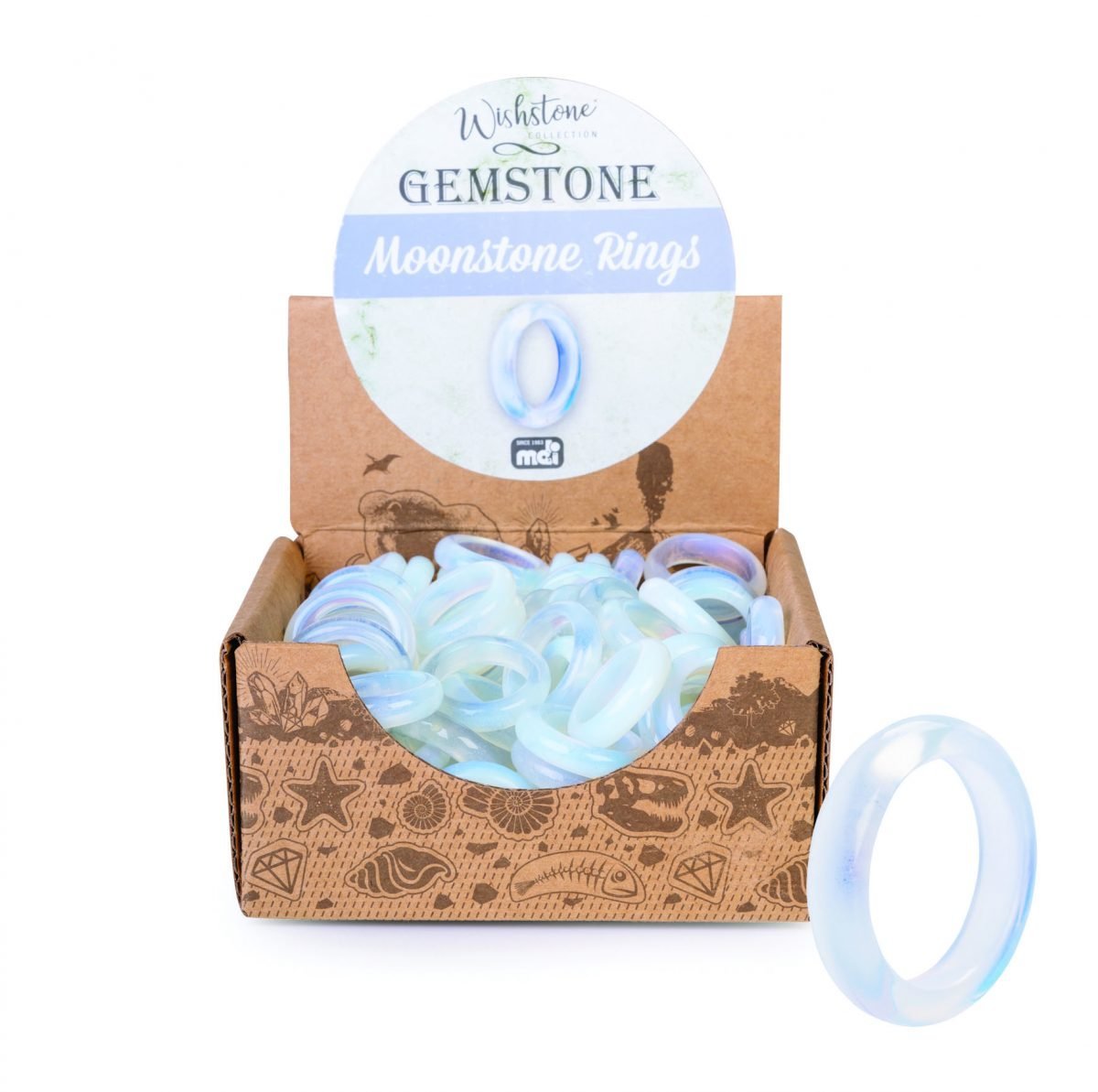 Gemstone Moonstone Ring - MarshallsHealthShop