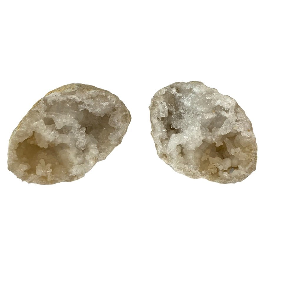 Geode Quartz Crystals Split (2) - MarshallsHealthShop