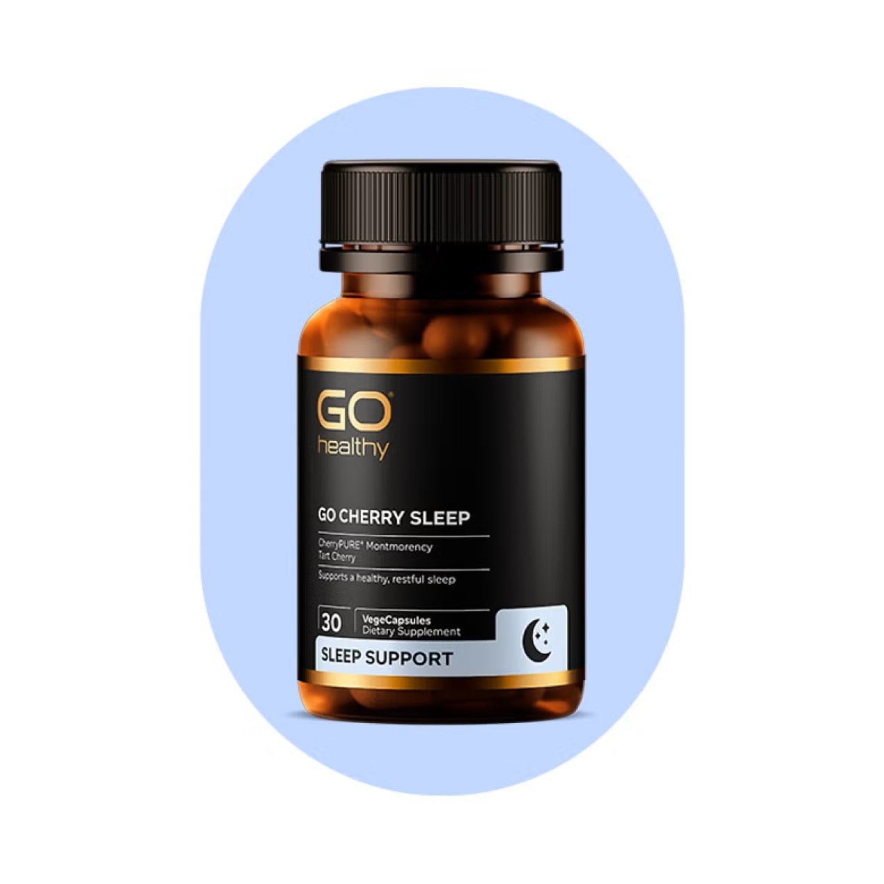 GO Cherry Sleep 60 VegeCaps - 1st Stop Marshall's Health Shop, Gift Shop! - Heath and Natural Therapy New Brighton Christchurch - Naturopath