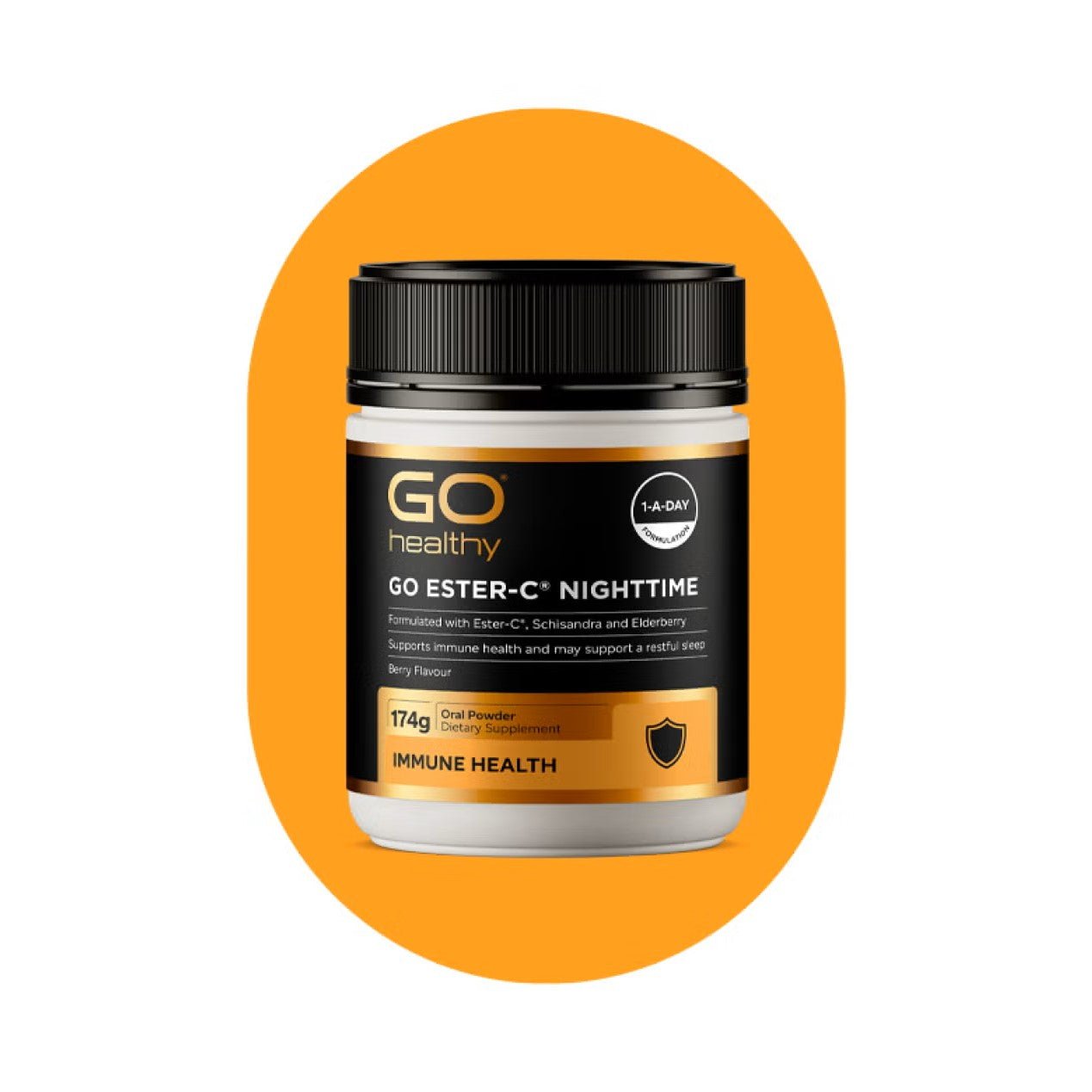 GO Ester-C Nighttime 174g - 1st Stop Marshall's Health Shop, Gift Shop! - Heath and Natural Therapy New Brighton Christchurch - Naturopath