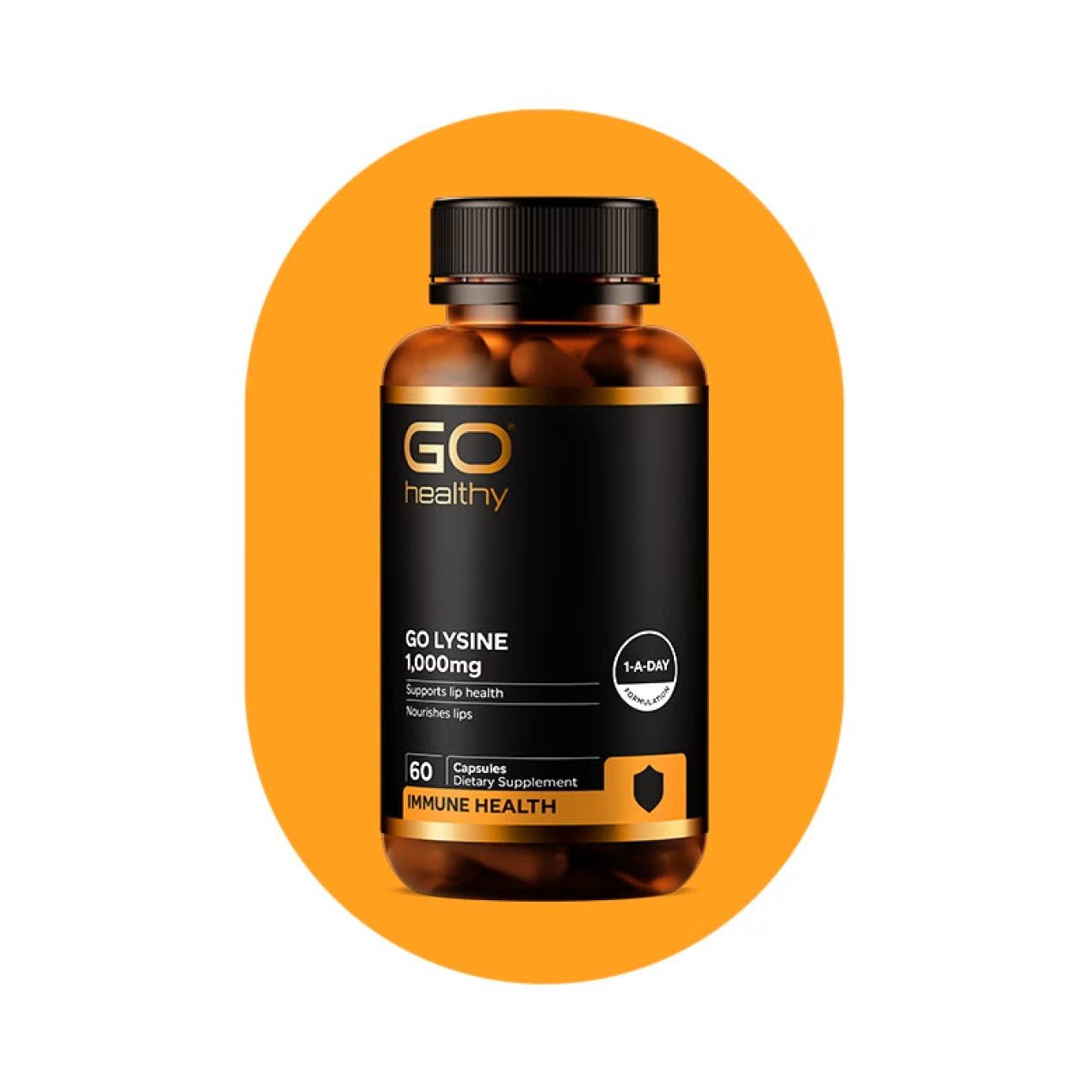 GO Lysine 1,000mg 60 Caps - 1st Stop Marshall's Health Shop, Gift Shop! - Heath and Natural Therapy New Brighton Christchurch - Naturopath