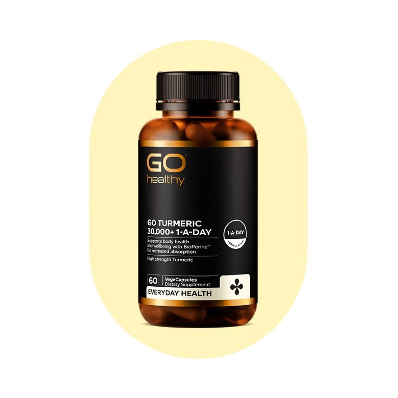 GO Turmeric 30,000+ 1-A-DAY 30 VegeCaps - 1st Stop Marshall's Health Shop, Gift Shop! - Heath and Natural Therapy New Brighton Christchurch - Naturopath