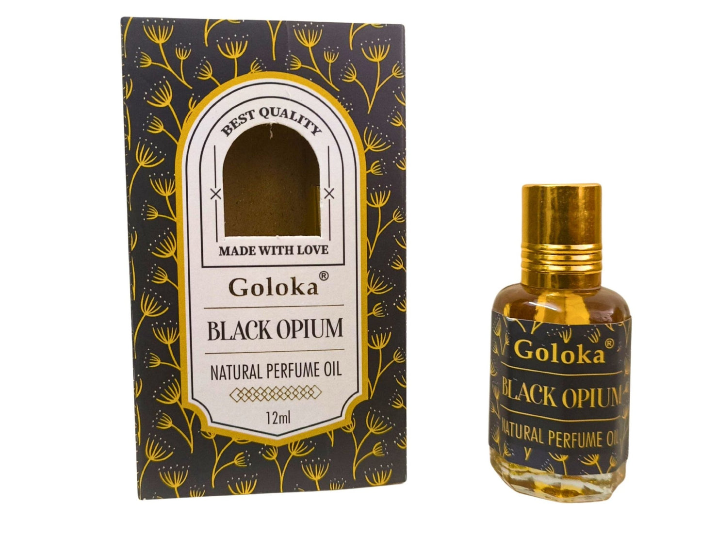 Goloka Black Opium Natural Perfume Oil 12ml - 1st Stop Marshall's Health Shop, Gift Shop! - Heath and Natural Therapy New Brighton Christchurch - Naturopath