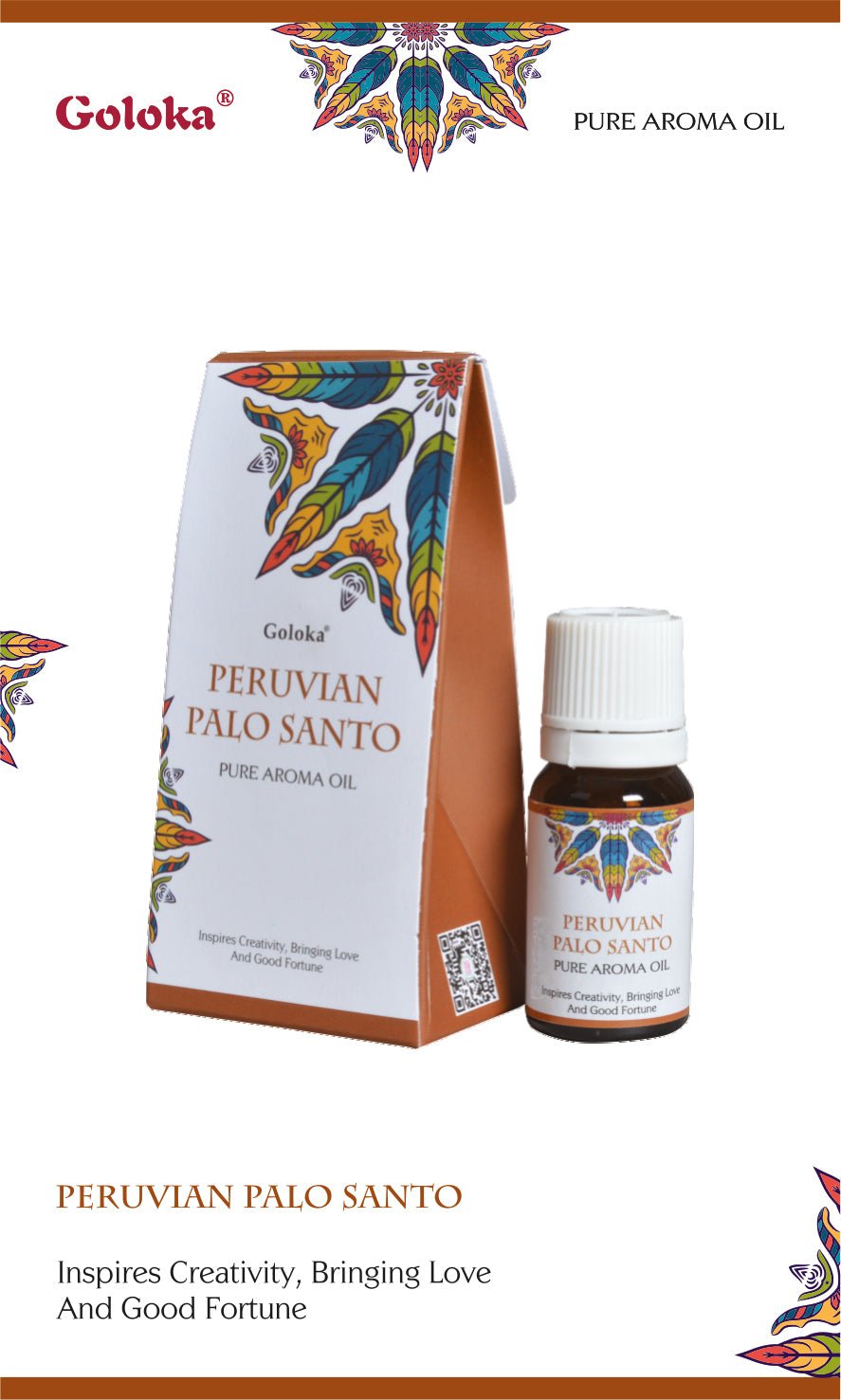 Goloka Peruvian Palo Santo Aroma Oil 10ml - 1st Stop Marshall's Health Shop, Gift Shop! - Heath and Natural Therapy New Brighton Christchurch - Naturopath