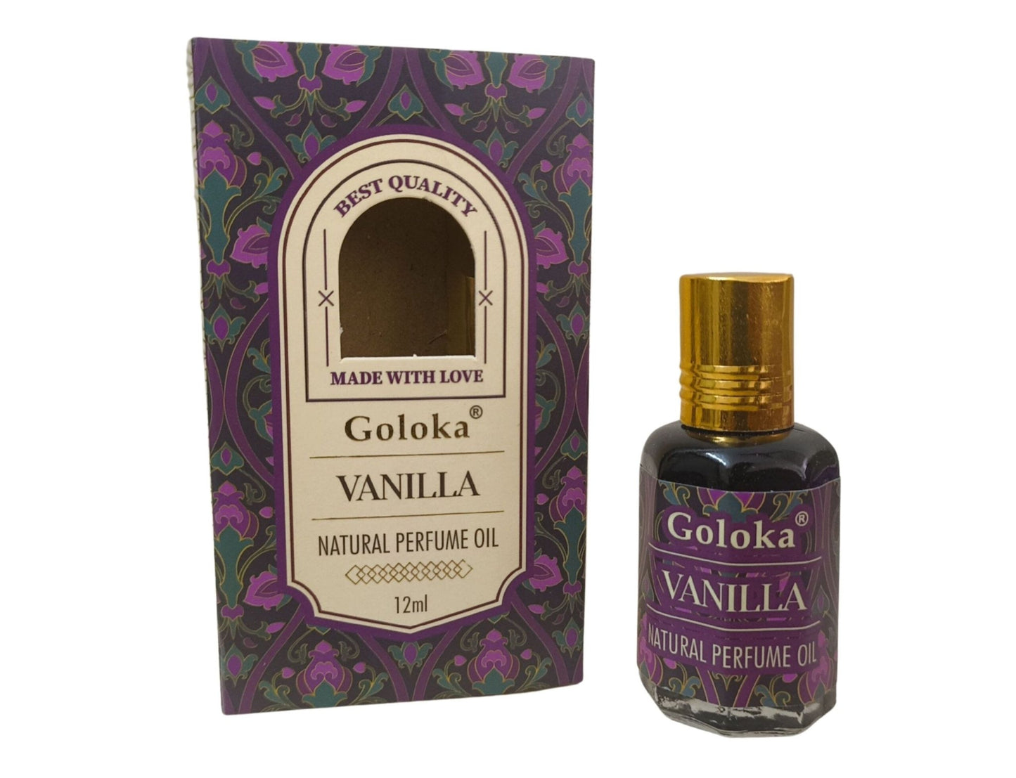 Goloka Vanilla Natural Perfume Oil 12ml - 1st Stop Marshall's Health Shop, Gift Shop! - Heath and Natural Therapy New Brighton Christchurch - Naturopath