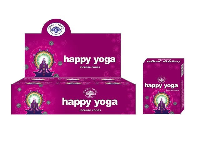 Green Tree Happy Yoga Cones - MarshallsHealthShop
