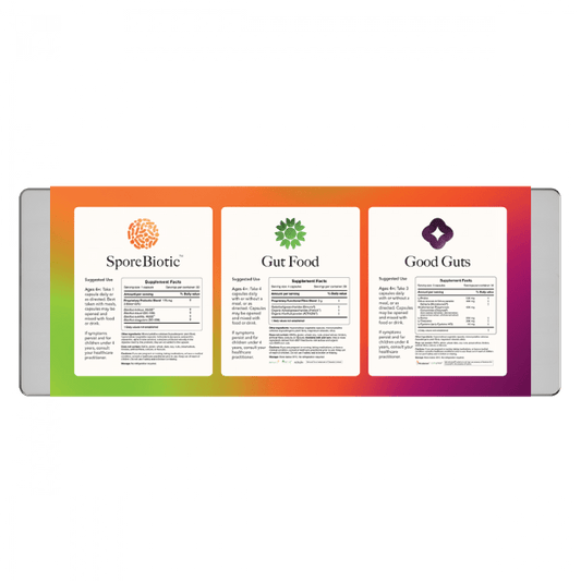 Gutsi Gut Reset Kit The Gutsi® Gut Reset Kit is an advanced 60-day protocol that offers complete care for supporting the ultimate gut health transformation. Balance and bloom your way to amazing health!