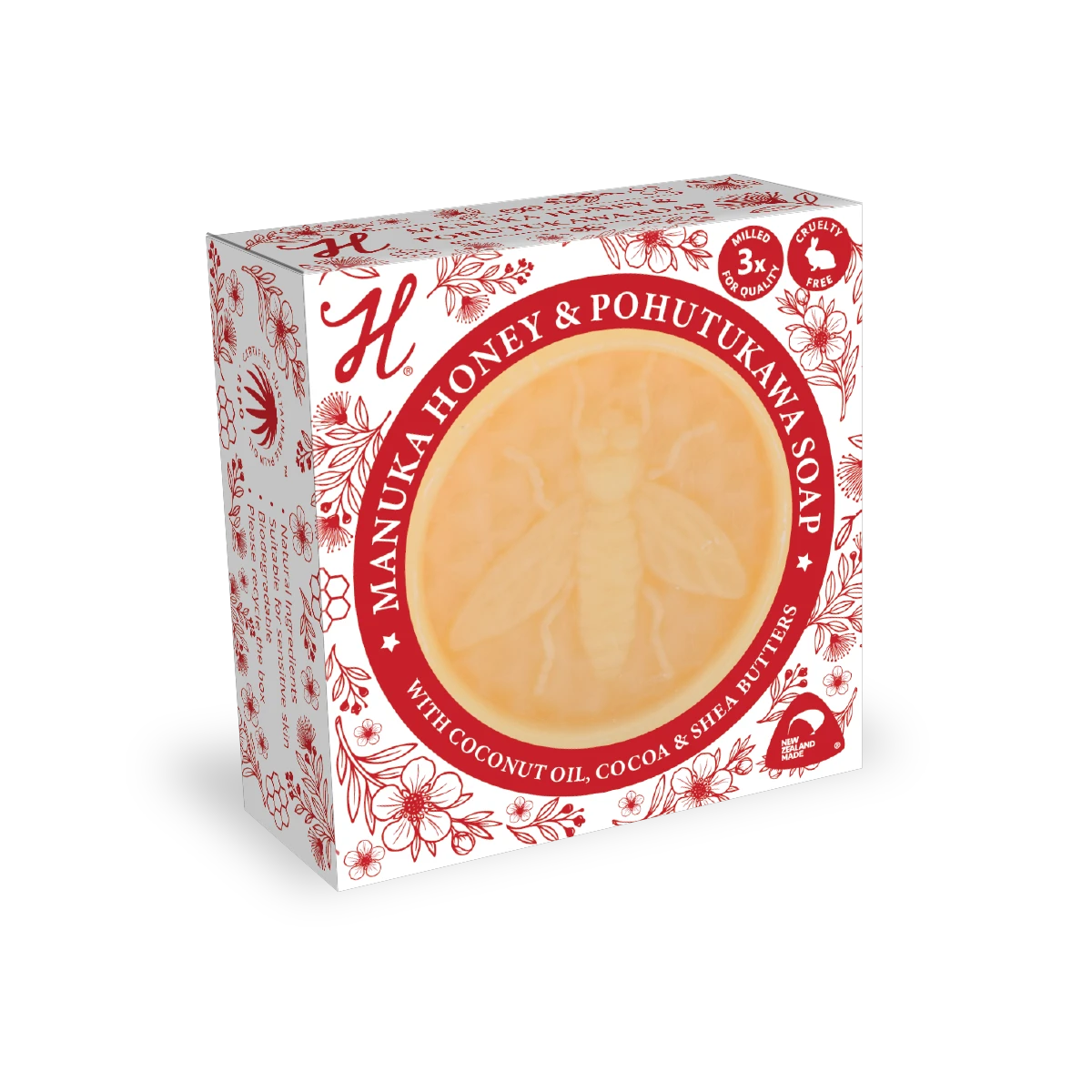 Henrietta Manuka Honey & Pohutukawa Extract Soap 100g