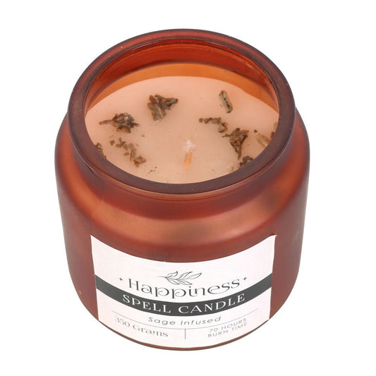 Happiness Spell Candle Sage - MarshallsHealthShop