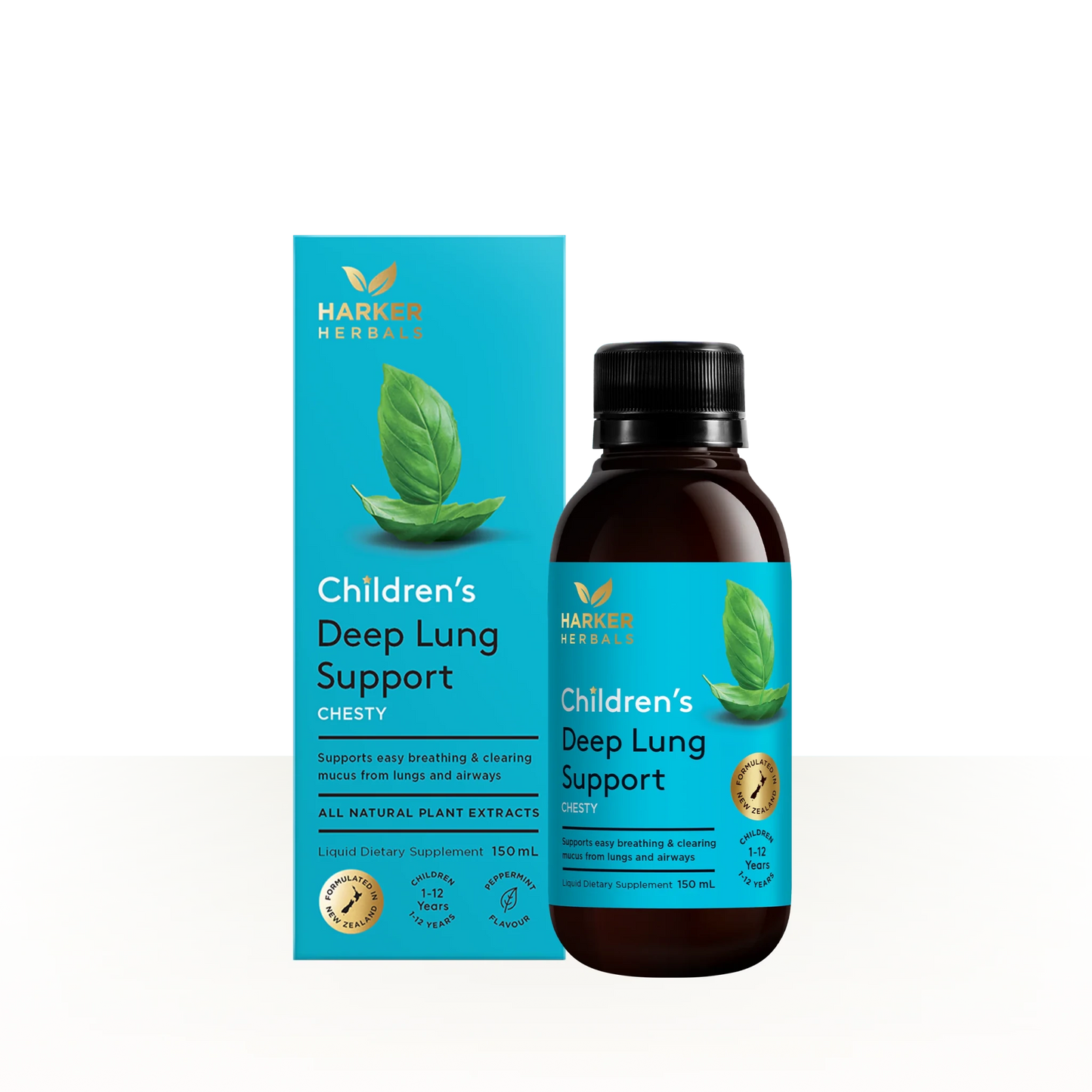 Harker Herbals Children's Deep Lung Support 150ml - 1st Stop Marshall's Health Shop, Gift Shop! - Heath and Natural Therapy New Brighton Christchurch - Naturopath