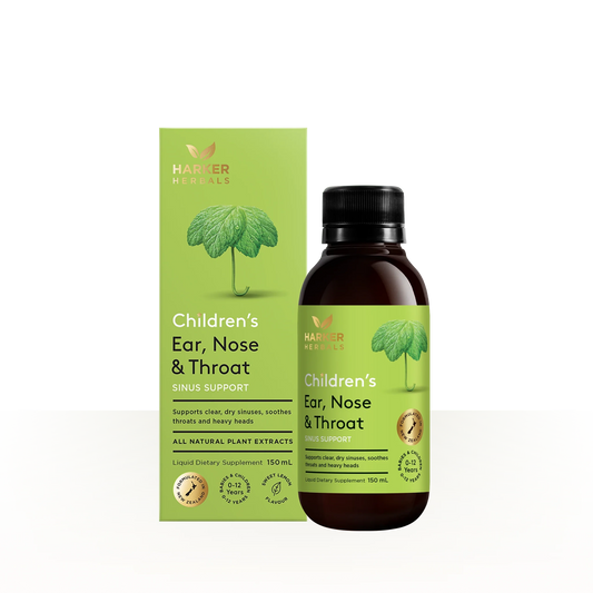 Harker Herbals Children's Ear Nose & Throat 150ml - 1st Stop Marshall's Health Shop, Gift Shop! - Heath and Natural Therapy New Brighton Christchurch - Naturopath