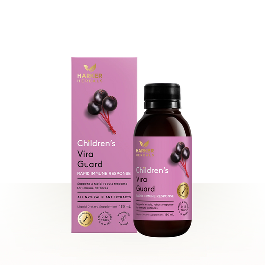 Harker Herbals Children's Vira Guard 100ml - 1st Stop Marshall's Health Shop, Gift Shop! - Heath and Natural Therapy New Brighton Christchurch - Naturopath
