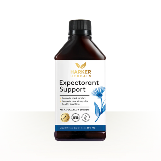 Harker Herbals Expectorant Support - 1st Stop Marshall's Health Shop, Gift Shop! - Heath and Natural Therapy New Brighton Christchurch - Naturopath