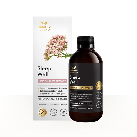 Harker Herbals Sleep Well 200ml - 1st Stop Marshall's Health Shop, Gift Shop! - Heath and Natural Therapy New Brighton Christchurch - Naturopath