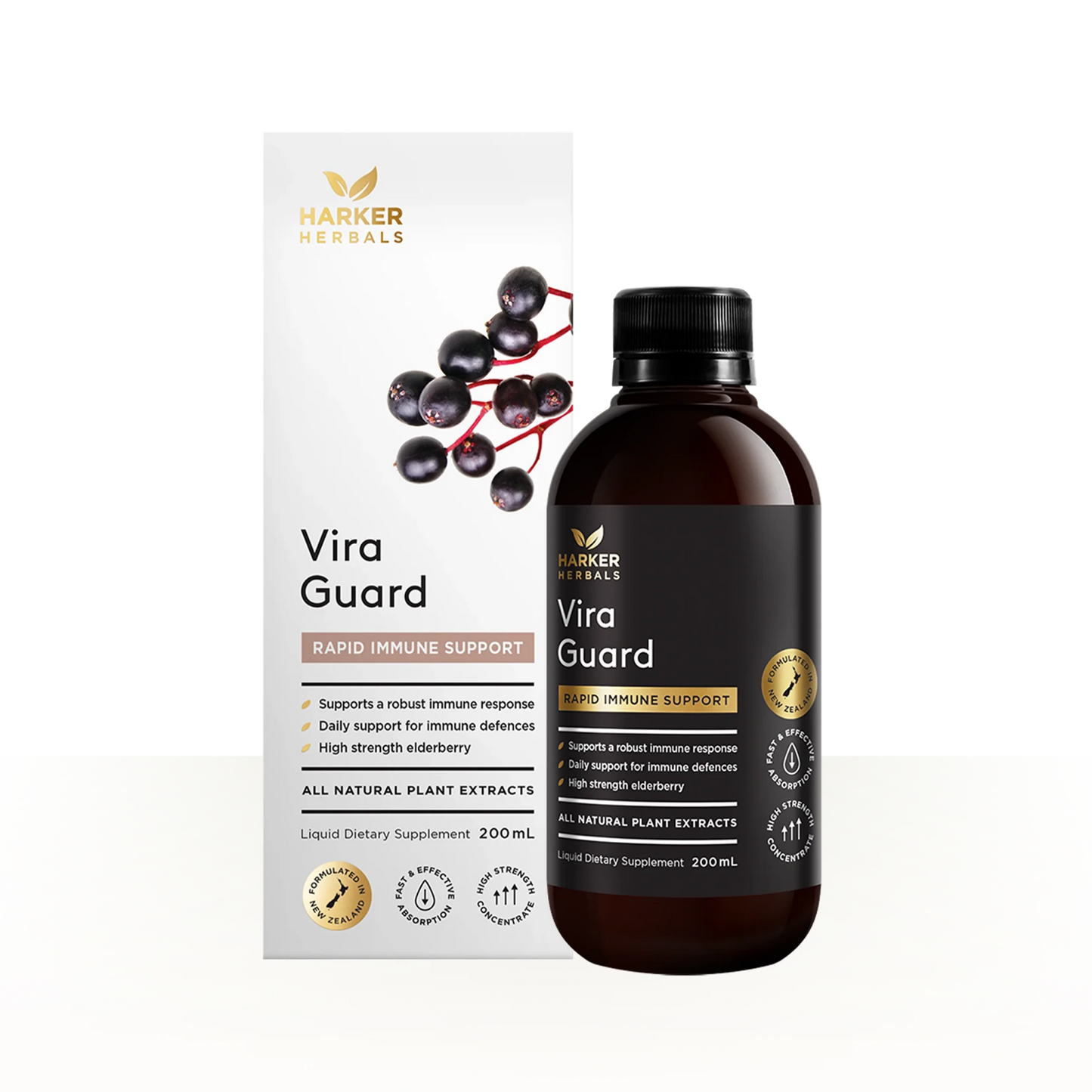 Harker Herbals Vira Guard 200ml - 1st Stop Marshall's Health Shop, Gift Shop! - Heath and Natural Therapy New Brighton Christchurch - Naturopath