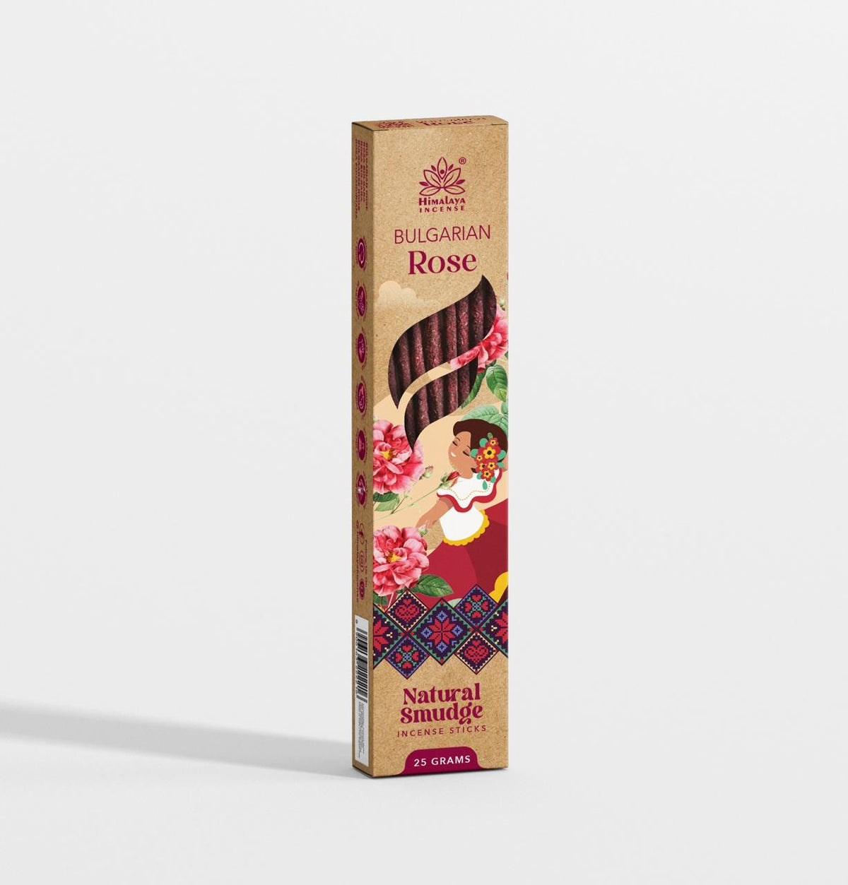 Himalaya Smudge Incense 25g Bulgarian Rose - 1st Stop Marshall's Health Shop, Gift Shop! - Heath and Natural Therapy New Brighton Christchurch - Naturopath