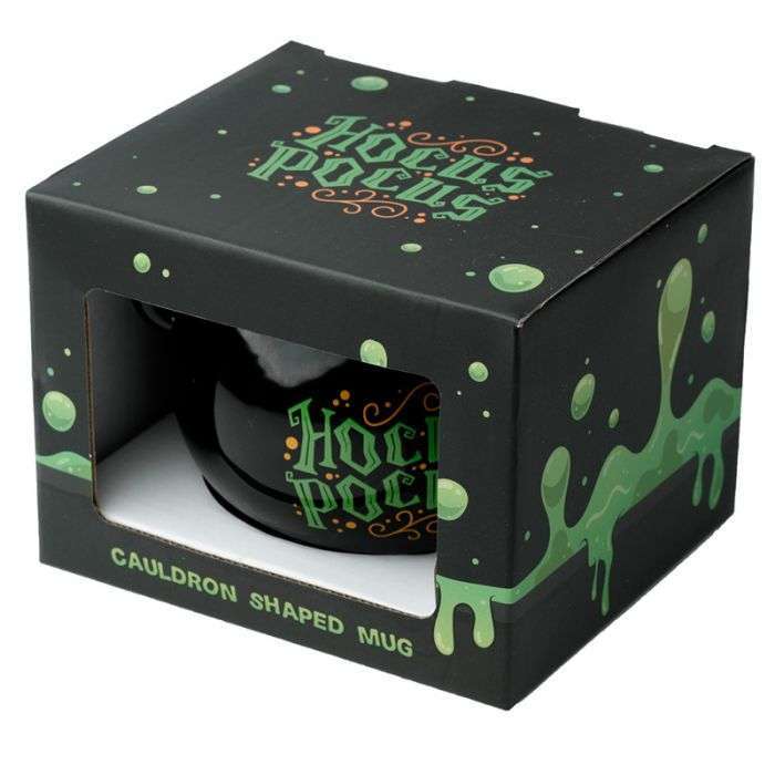 Hocus Pocus Black Cauldron Mug - MarshallsHealthShop