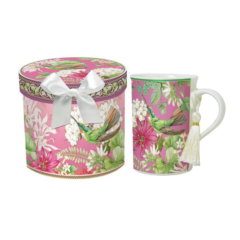 Hummingbird T Time Mug With Gift Box
H:10.5 x W:11 x D:7.5 cm - Comes in a beautiful gift box. These mugs hold 320 ml and are made from New Bone China. They are microwave, dishwasher and oven safe.
1st Stop, Marshall's Health Shop, Gift Shop!
SKU: BV2482