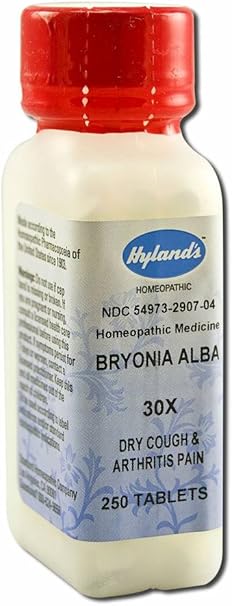 HYLANDS Bryonia Alba 30x 250 tabs - 1st Stop Marshall's Health Shop, Gift Shop! - Heath and Natural Therapy New Brighton Christchurch - Naturopath