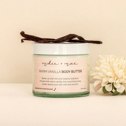 Indie + Mae | Body Butter - Warm Vanilla - MarshallsHealthShop