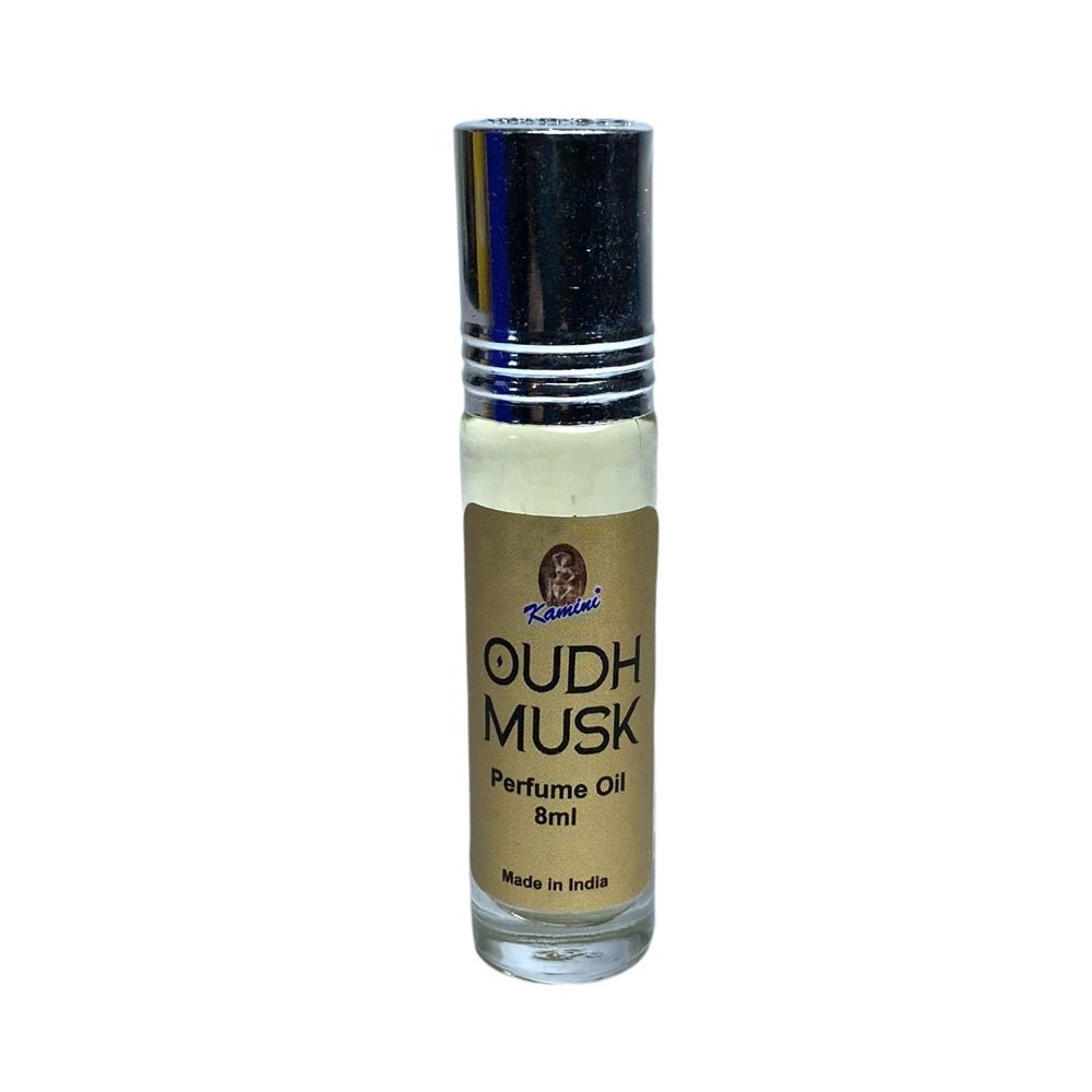 Kamini Perfume Oil Oudh Musk 8ml - 1st Stop Marshall's Health Shop, Gift Shop! - Heath and Natural Therapy New Brighton Christchurch - Naturopath