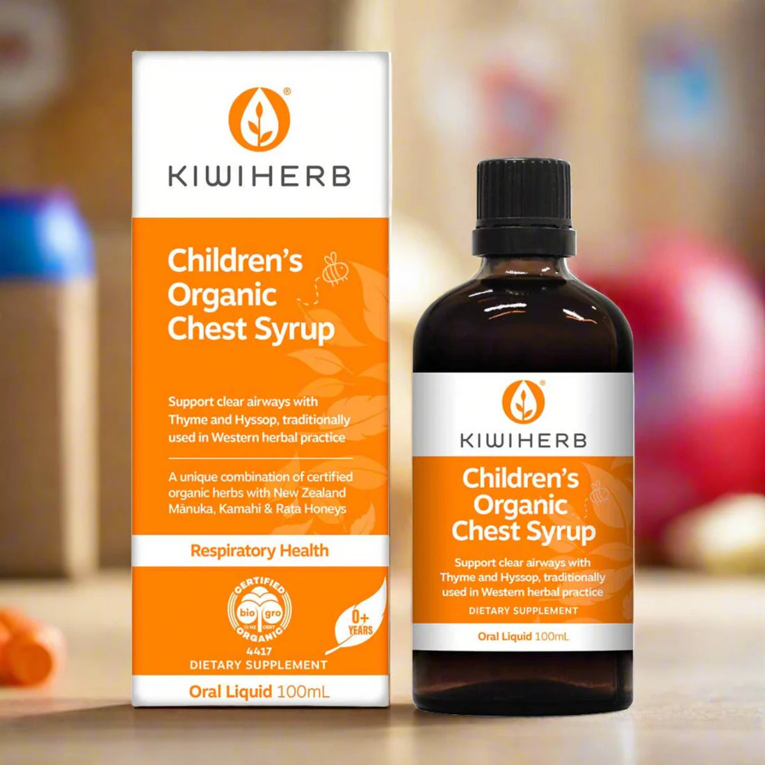 KIWIHERB Children's Organic Chest Syrup
