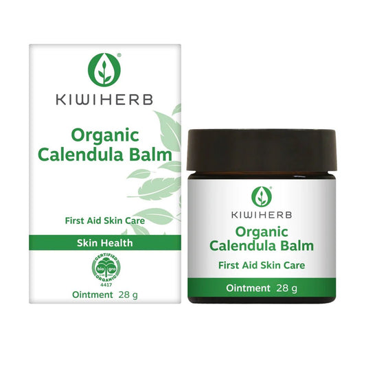 KIWIHERB Organic Calendula Healing Balm 30g - 1st Stop Marshall's Health Shop, Gift Shop! - Heath and Natural Therapy New Brighton Christchurch - Naturopath