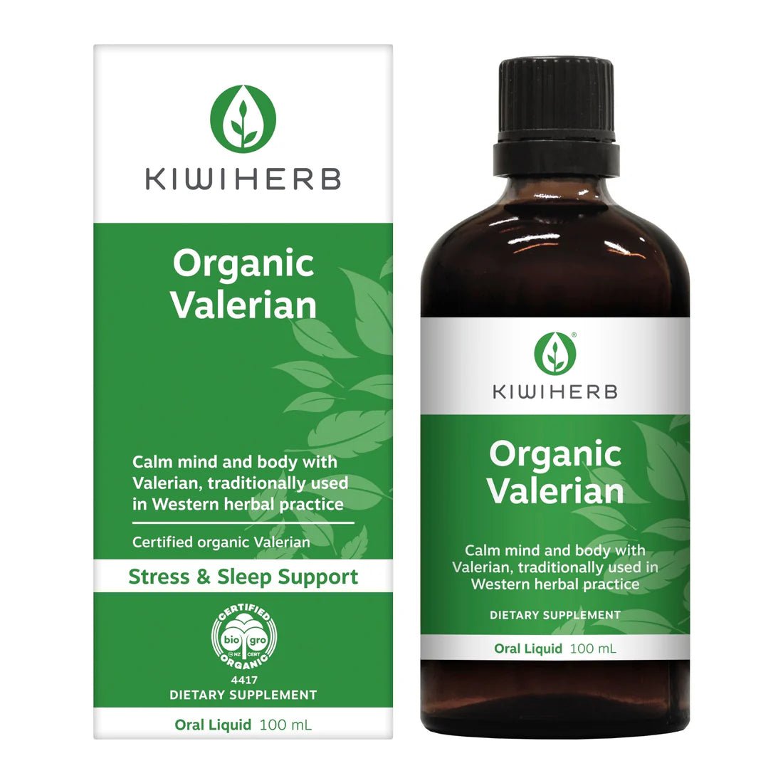KIWIHERB Organic Valerian - 1st Stop Marshall's Health Shop, Gift Shop! - Heath and Natural Therapy New Brighton Christchurch - Naturopath