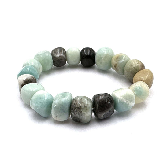 Large Beaded Bracelet Amazonite - MarshallsHealthShop