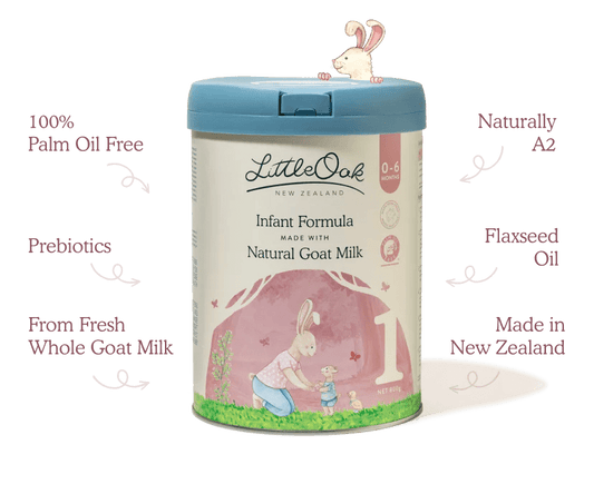 Little Oak Natural Goat Milk Infant Formula with Olive Oil 800gm - 1st Stop Marshall's Health Shop, Gift Shop! - Heath and Natural Therapy New Brighton Christchurch - Naturopath