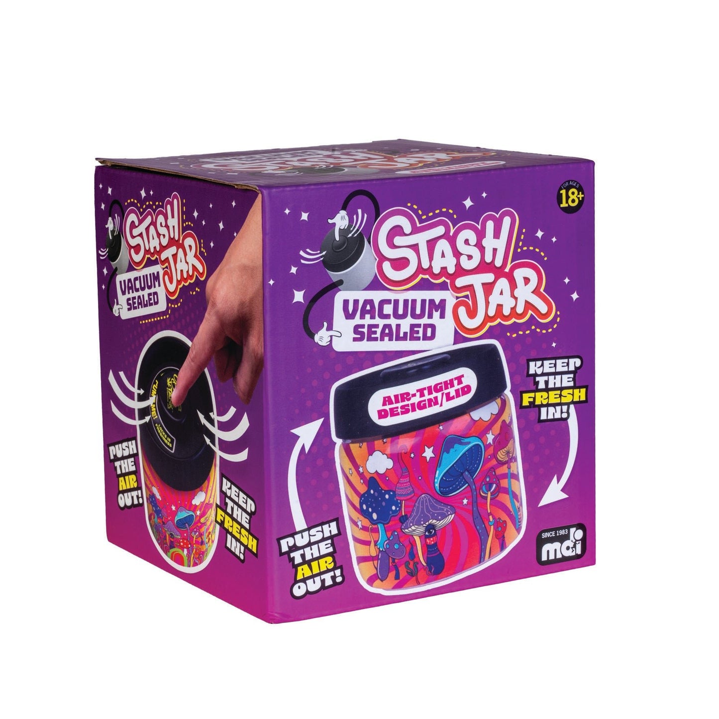 Magic Mushroom Vacuum Sealed Stash Jar - MarshallsHealthShop