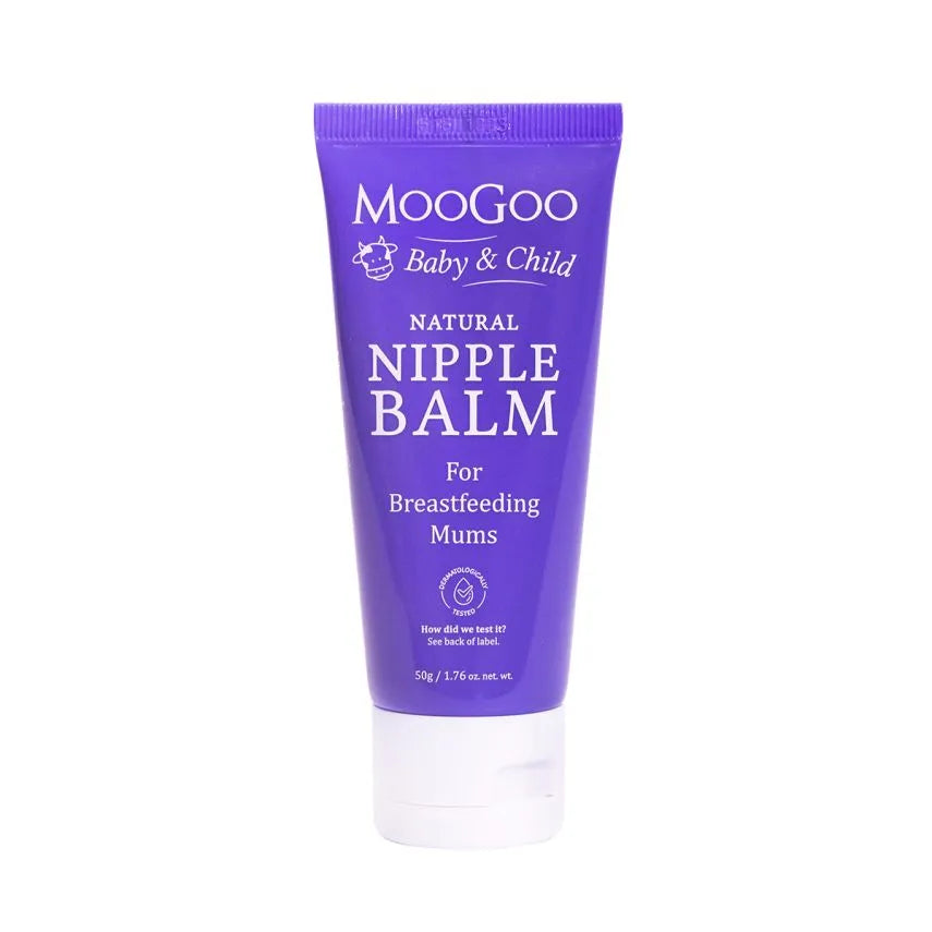MooGoo Natural Nipple Balm 50g For Breast Feeding Mums – We’ve made a formula which we believe is the healthiest for your baby while also helping to soothe a sensitive area and keep the skin in good condition. Rather than use Lanolin, we’ve chosen a number of edible and soothing oils and combined them with calming and conditioning ingredients.