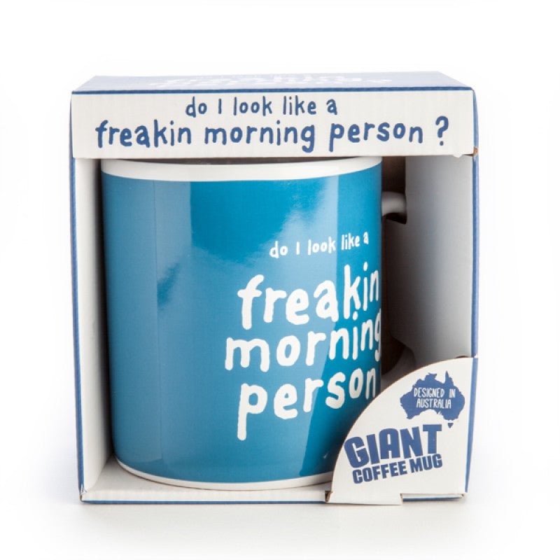 Morning Person Giant Mug - MarshallsHealthShop