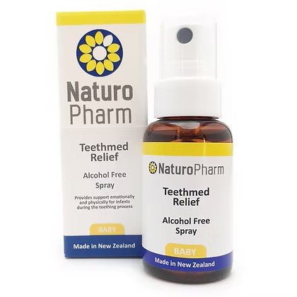 NaturoPharm Teethmed Relief Alcohol Free Spray 25ml - 1st Stop Marshall's Health Shop, Gift Shop! - Heath and Natural Therapy New Brighton Christchurch - Naturopath
