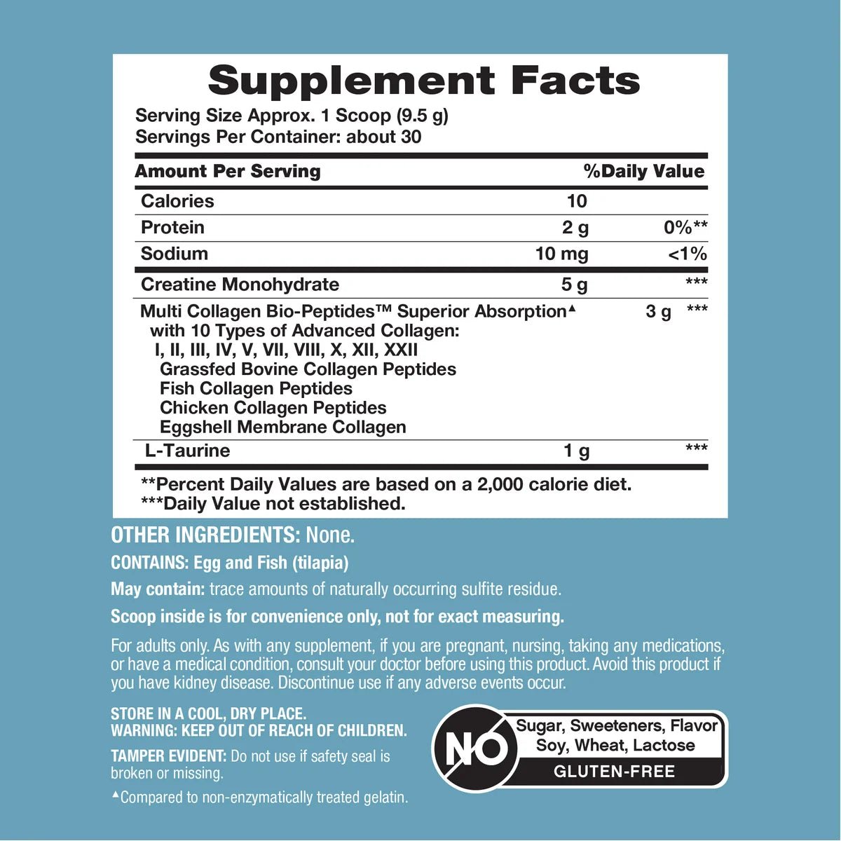 Neocell Creatine+Multi Collagen Powder 285g - 1st Stop Marshall's Health Shop, Gift Shop! - Heath and Natural Therapy New Brighton Christchurch - Naturopath