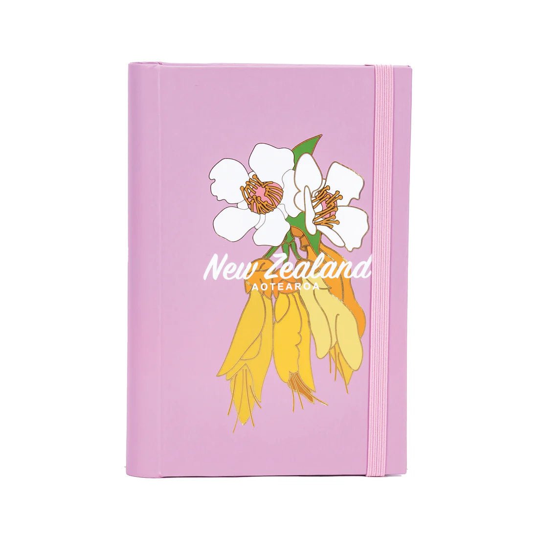 Notebook Manuka and Kowhai Flowers A6 - MarshallsHealthShop