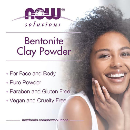 NOW Foods Bentonite Clay Powder 454g - 1st Stop Marshall's Health Shop, Gift Shop! - Heath and Natural Therapy New Brighton Christchurch - Naturopath
