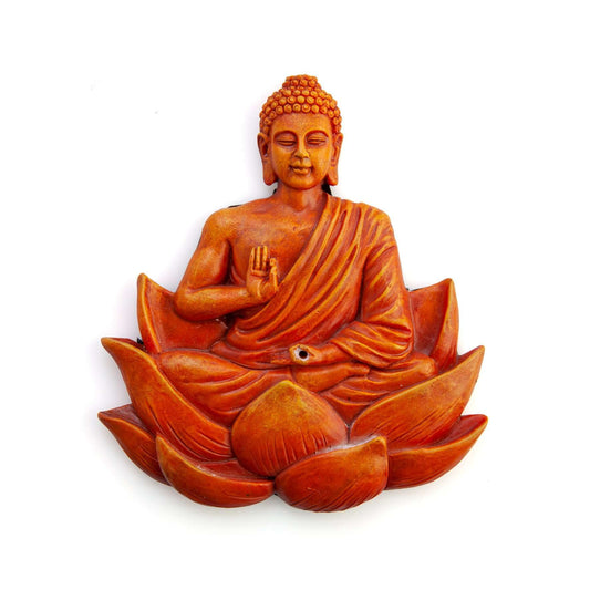 Orange Buddha Incense Burner - MarshallsHealthShop