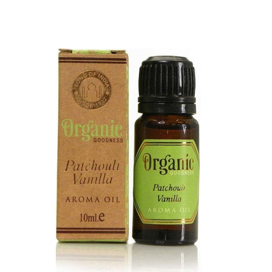 Organic Goodness Patchouli Vanilla Oil 10ml - MarshallsHealthShop