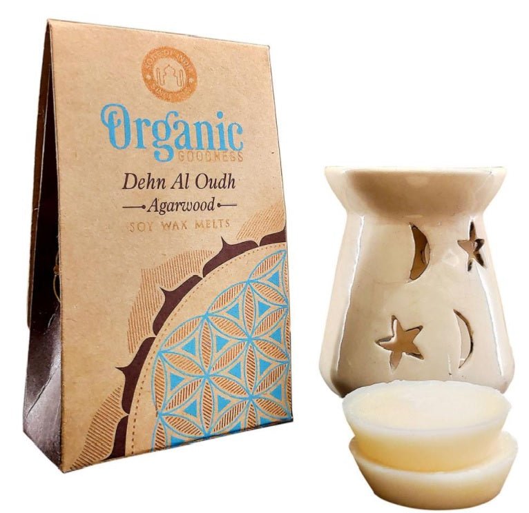 Organic Goodness Wax Melt Dehn Al Oudh - Agarwood 40gm - MarshallsHealthShop
