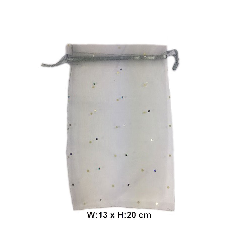 Organza Bag Silver - MarshallsHealthShop