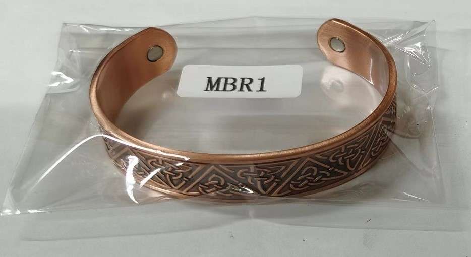 Magnetic Copper Bracelet Celtic Triquetra