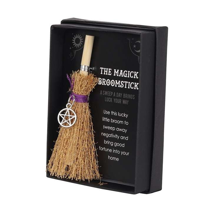 Pentagram Mini Magick Broomstick - MarshallsHealthShop