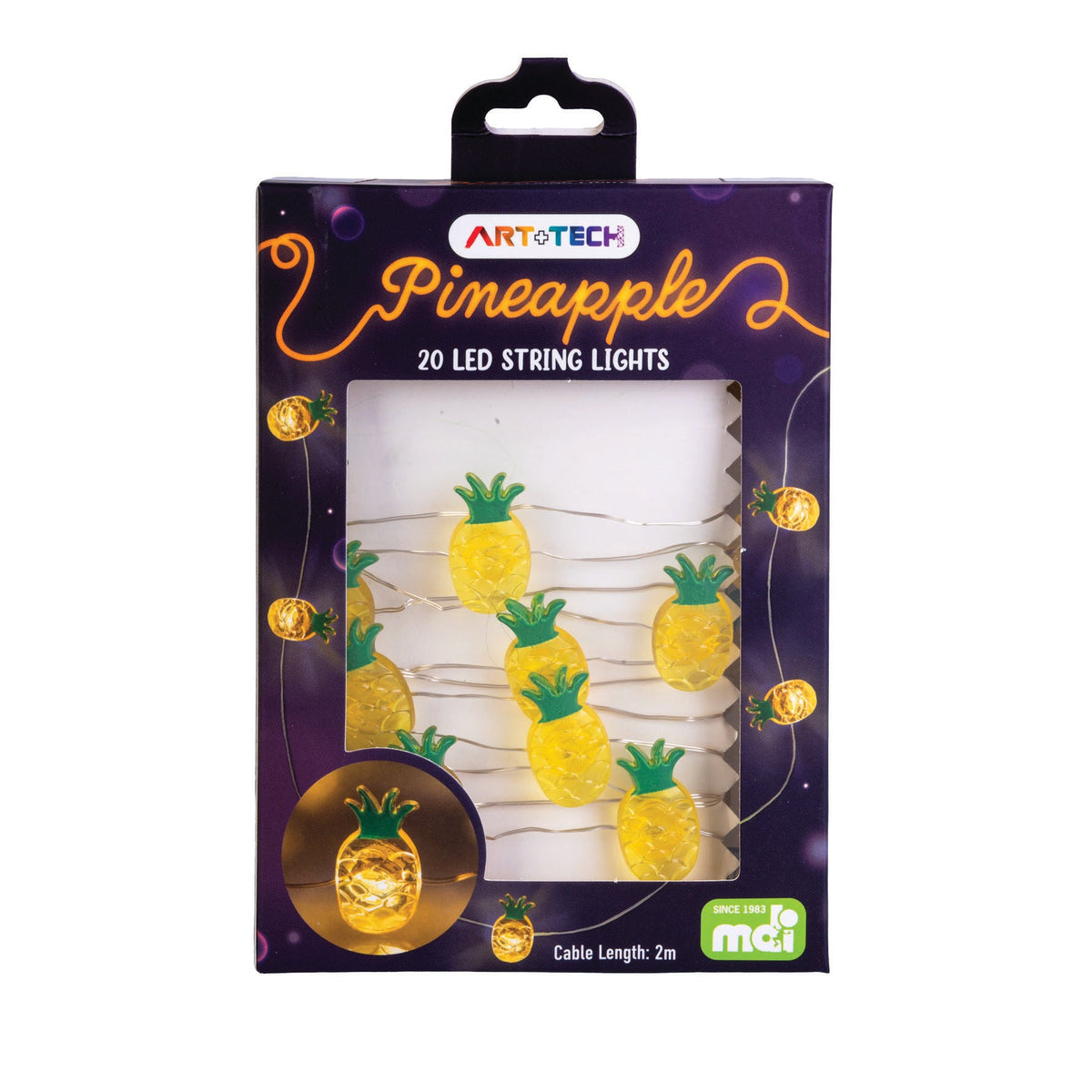 Pineapple LED String Light# - 1st Stop Marshall's Health Shop, Gift Shop! - Heath and Natural Therapy New Brighton Christchurch - Naturopath#